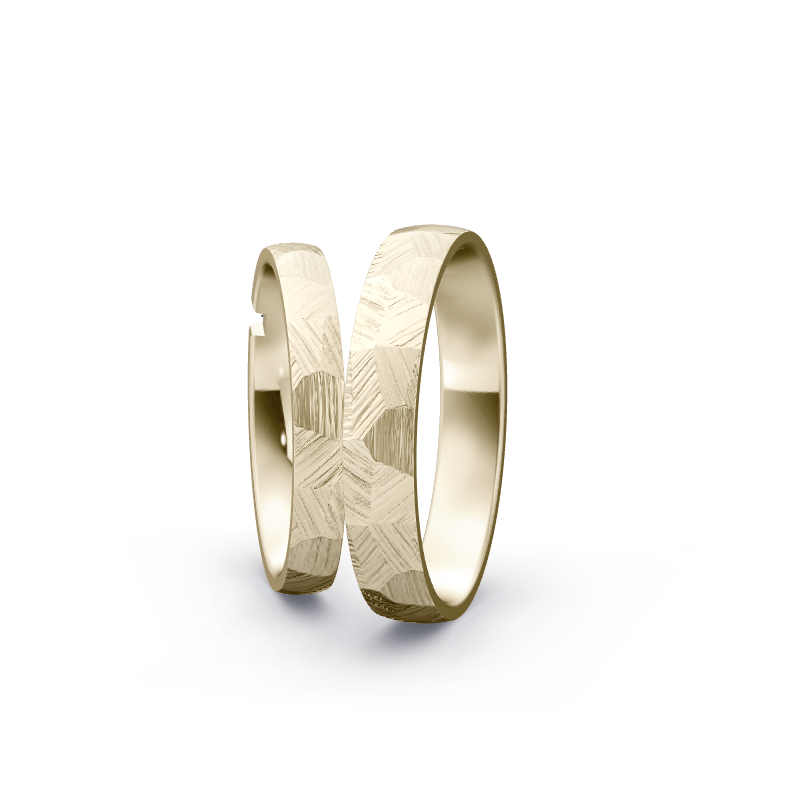 Miniaturbild: Trauringe TL8031 - Chamois (Altweißgold)