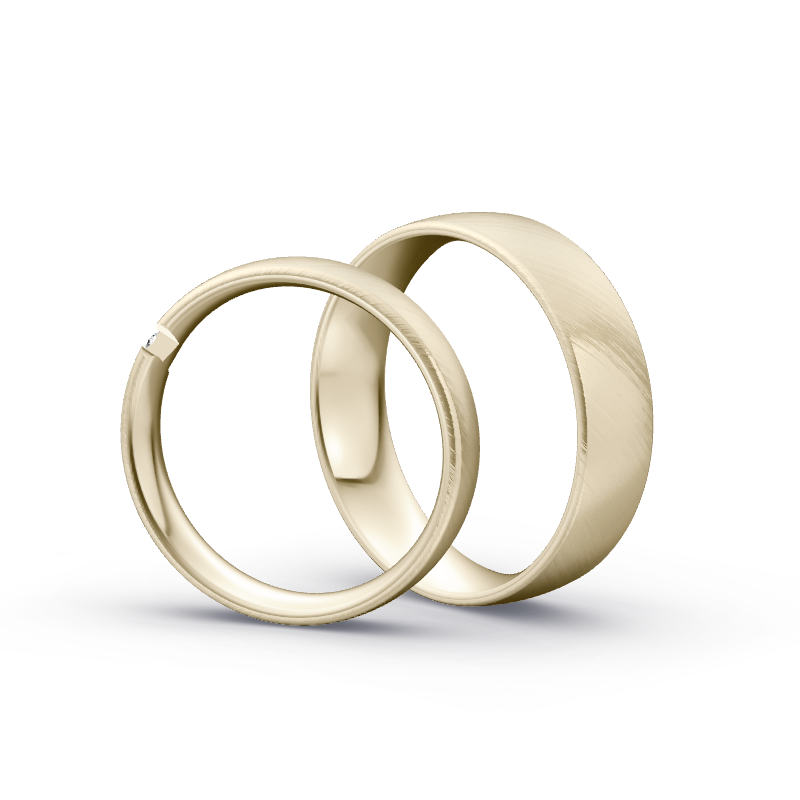 Miniaturbild: Trauringe TL7405 - Chamois (Altweißgold)