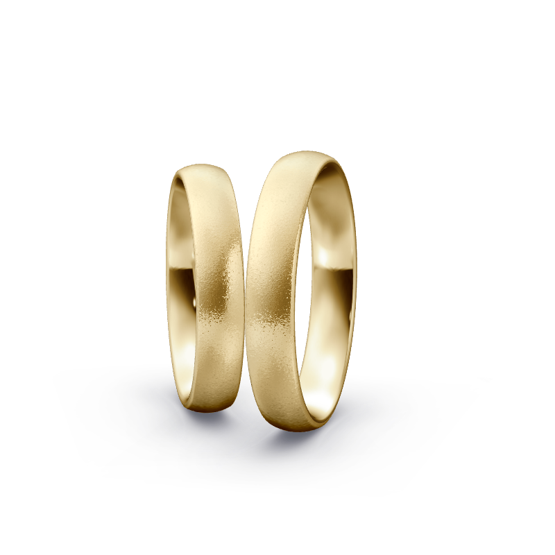 Miniaturbild: Trauringe TL6284 - Gelbgold (Sandmatt grob) | Eheringe aus Gold
