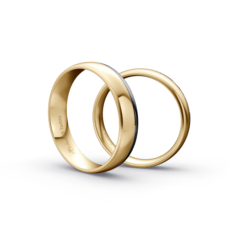 Miniaturbild: Trauringe TL3462 - Tantal/Gelbgold