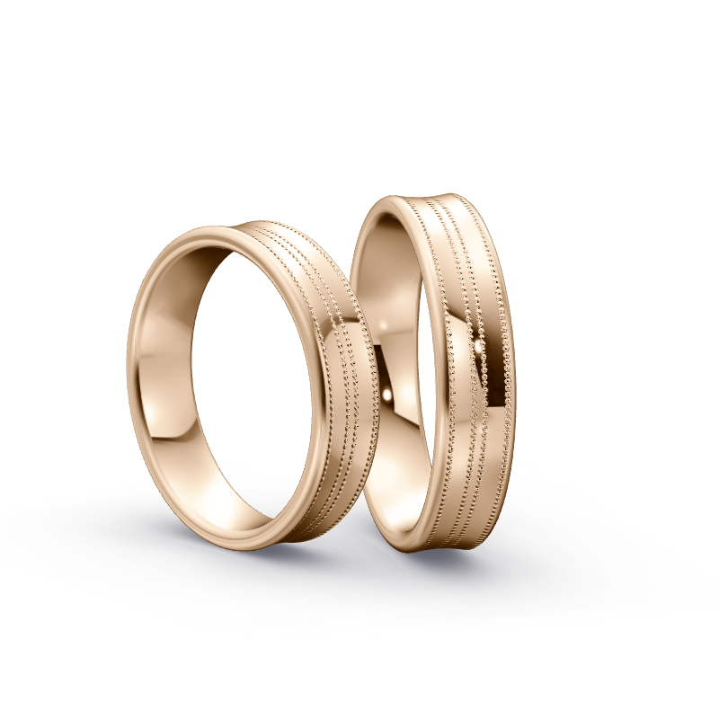 Miniaturbild: Trauringe TL9297 - Roségold (Poliert) | Eheringe aus Gold