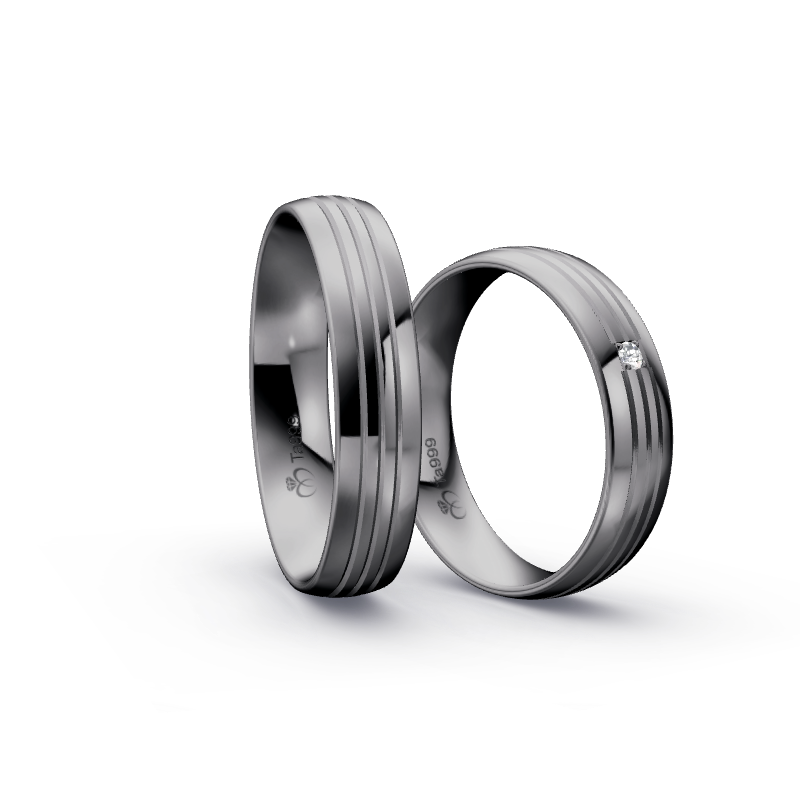 Miniaturbild: Trauringe TL9615 - Tantal (Poliert) | 999er Tantal Ring