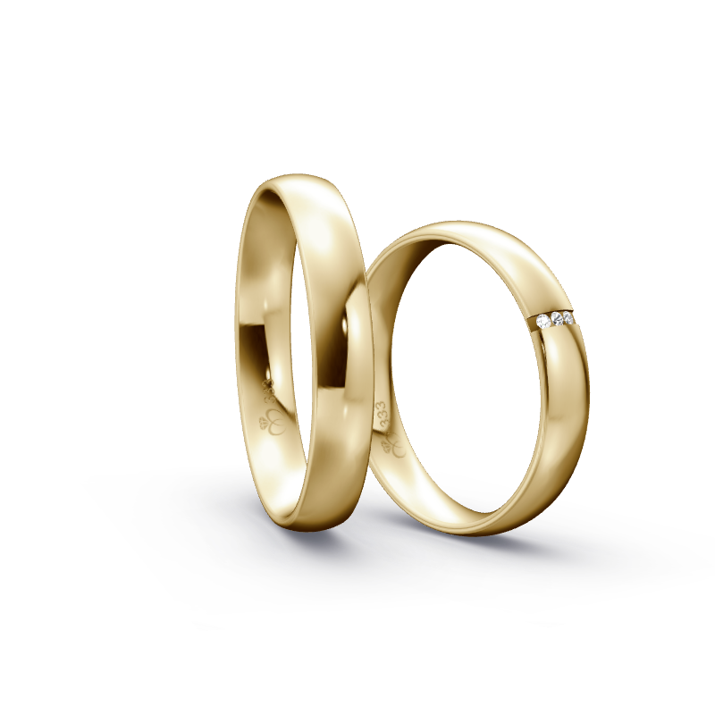 Miniaturbild: Trauringe TL7784 - Gelbgold (Poliert) | Eheringe aus Gold