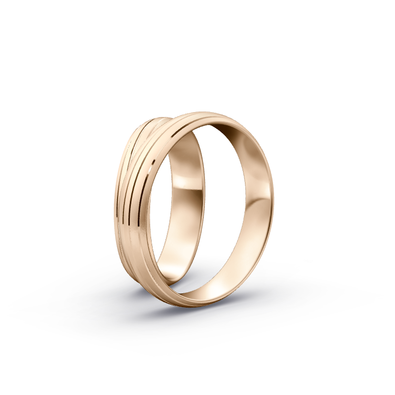 Miniaturbild: Trauringe TL8974 - Roségold (Sandmatt fein) | Eheringe aus Gold