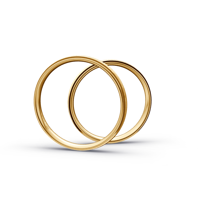 Miniaturbild: Trauringe TL7257 - Sattgelb-Gold