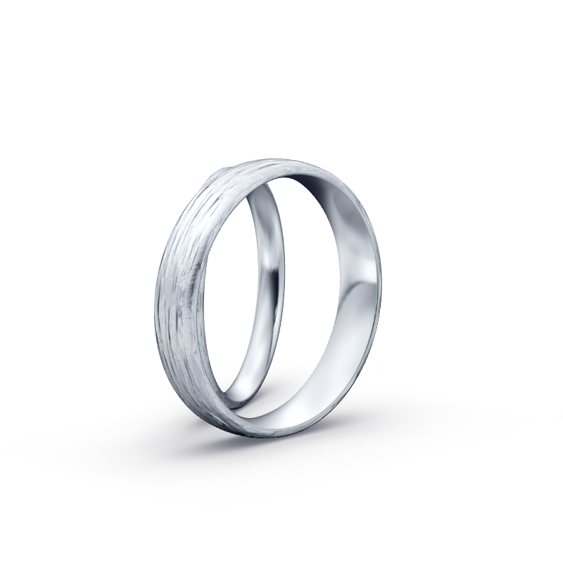 Miniaturbild: Trauringe TL9925 - Platin (Wasserfall) mit 9 Brillanten