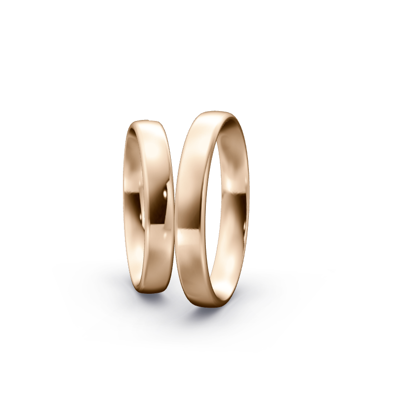 Miniaturbild: Trauringe TL2702 - Roségold (Poliert) | Eheringe aus Gold