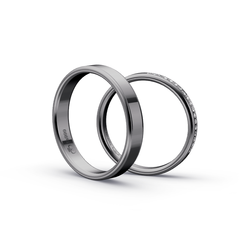 Miniaturbild: Trauringe TL8115 - Tantal (Poliert) | 999er Tantal Ring