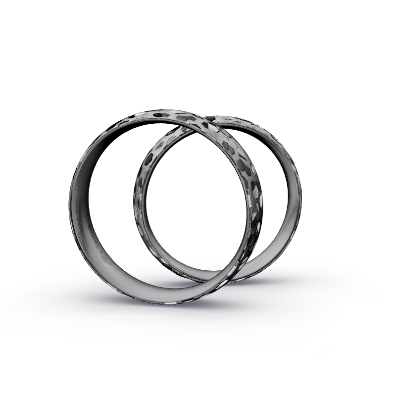 Miniaturbild: Trauringe TL7437 - Tantal (Wabe) | 999er Tantal Ring