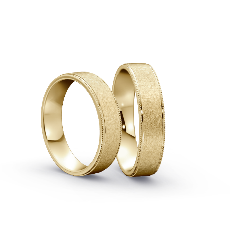 Miniaturbild: Trauringe TL8216 - Gelbgold (Eismatt) | Eheringe aus Gold
