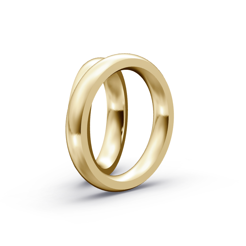 Miniaturbild: Trauringe TL8747 - Gelbgold (Poliert) | Eheringe aus Gold