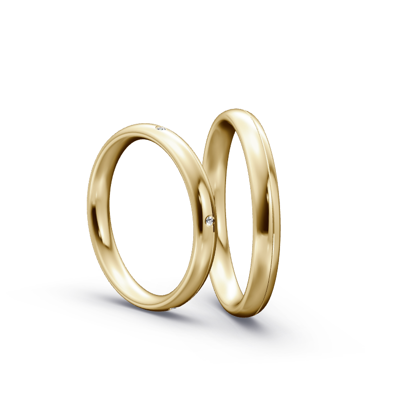Miniaturbild: Trauringe TL2241 - Gelbgold (Poliert) | Eheringe aus Gold