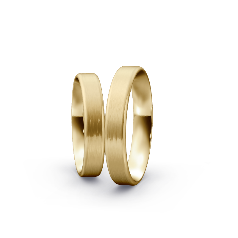 Miniaturbild: Trauringe TL7990 - Gelbgold (Strichmatt) | Eheringe aus Gold
