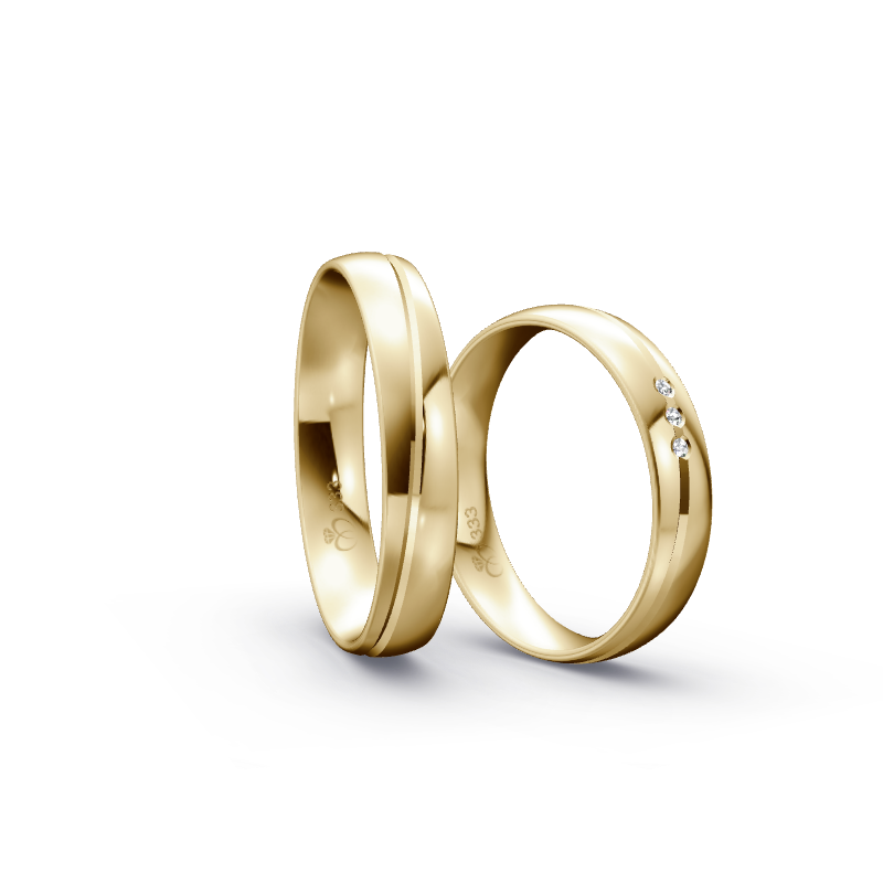 Miniaturbild: Trauringe TL1117 - Gelbgold (Poliert) | Eheringe aus Gold