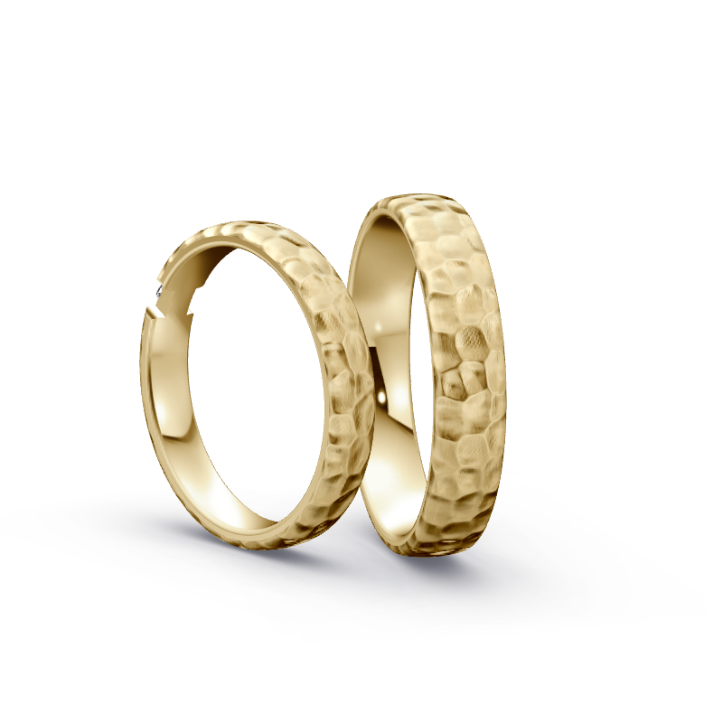 Miniaturbild: Trauringe TL3990 - Gelbgold (Kies) | Eheringe aus Gold