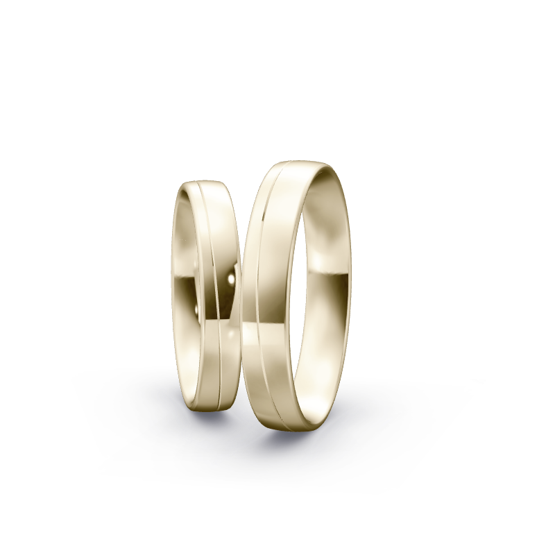 Miniaturbild: Trauringe TL1591 - Chamois (Altweißgold)