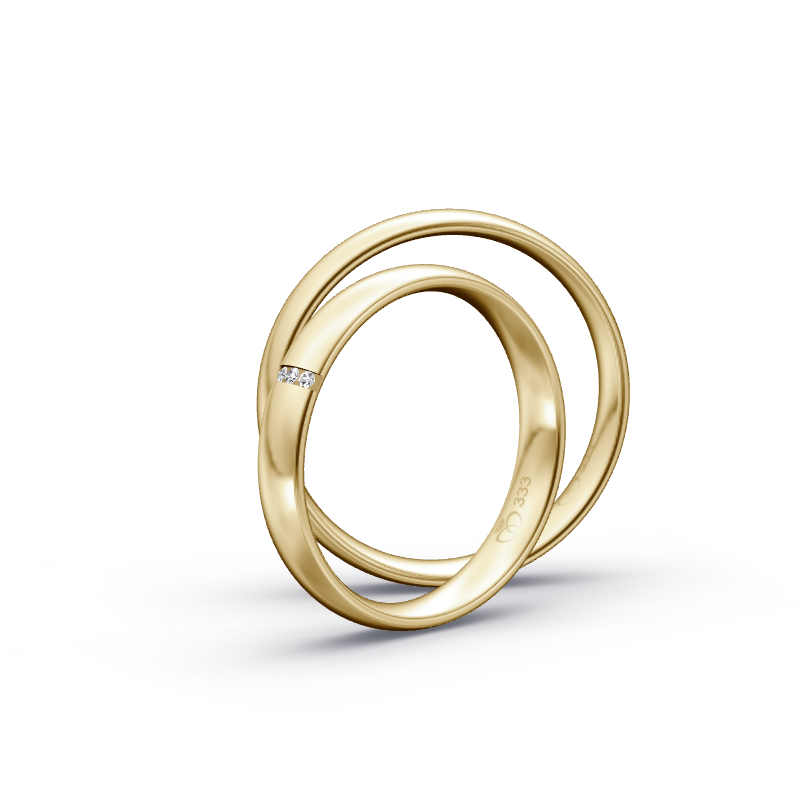 Miniaturbild: Trauringe TL5938 - Gelbgold (Poliert) | Eheringe aus Gold
