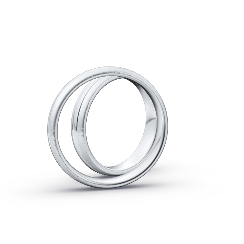 Miniaturbild: Ringpaar TL9039 - Silber