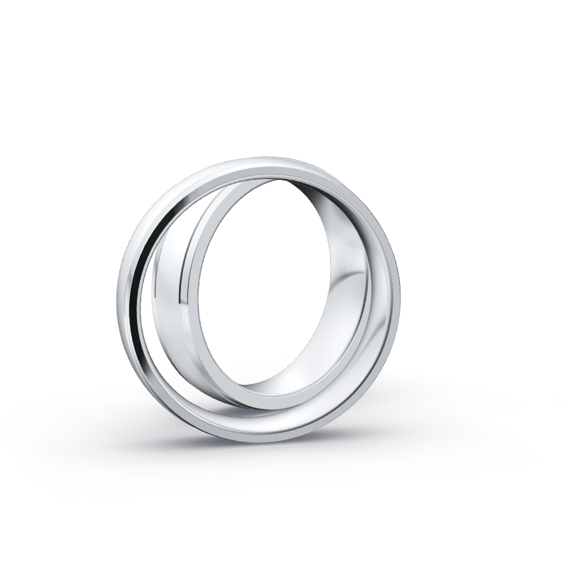 Miniaturbild: Ringpaar TL9203 - Silber
