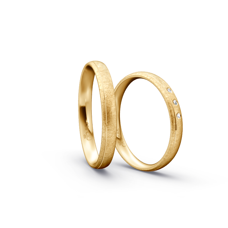 Miniaturbild: Trauringe TL8990 - Sattgelb-Gold