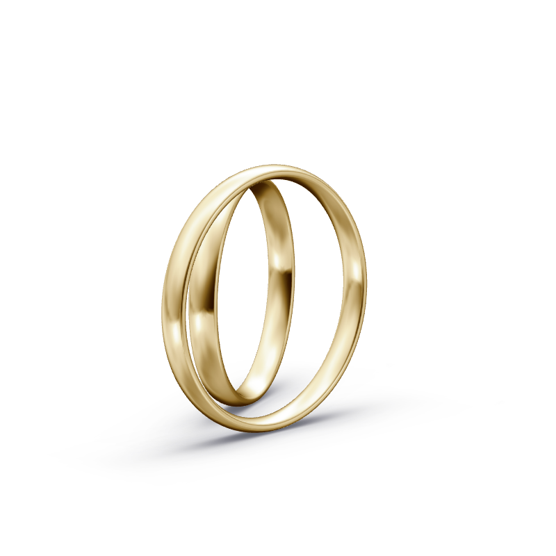 Miniaturbild: Trauringe TL8854 - Gelbgold (Poliert) | Eheringe aus Gold