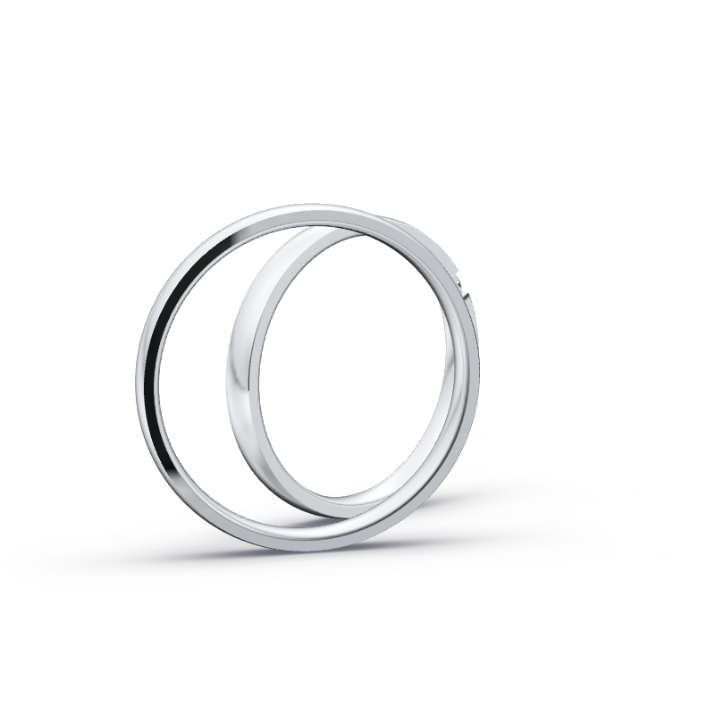Miniaturbild: Ringpaar TL9116 - Silber