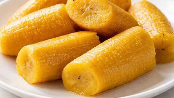 Gekookte banaan
