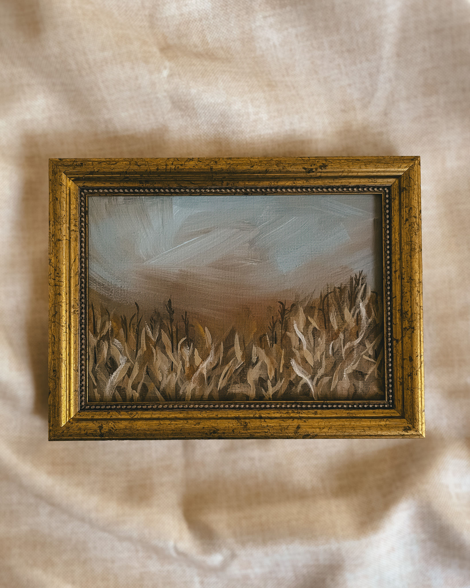 Framed Original Painting | Harvest Ember