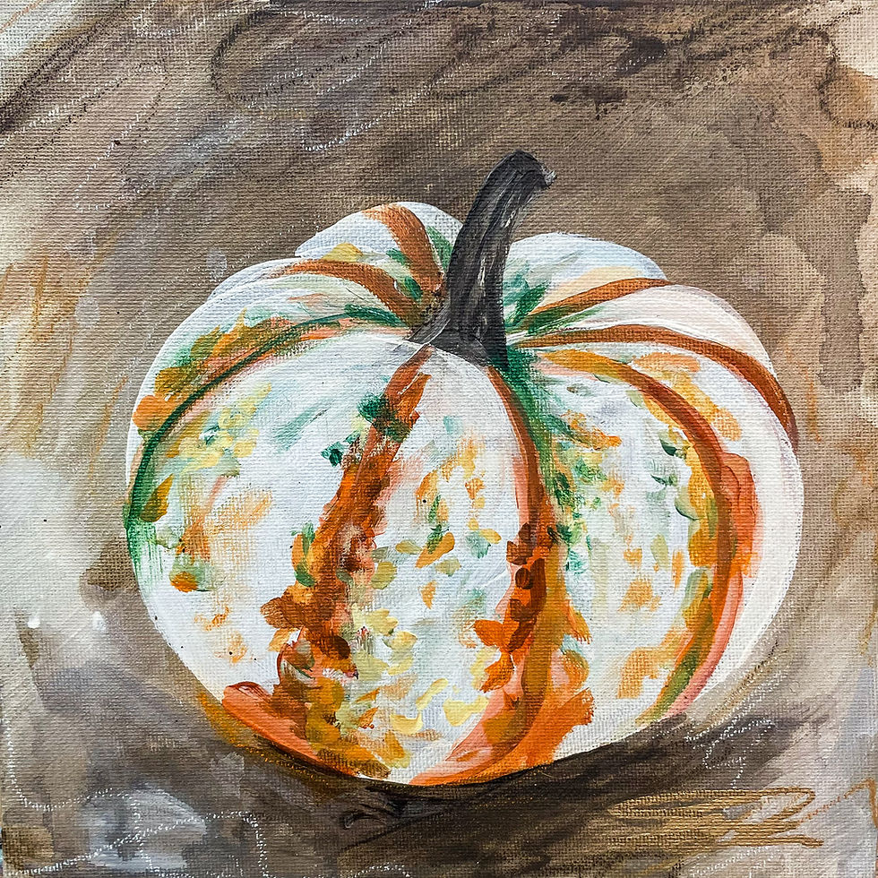 Thumbnail: 8x8 Original Paintings | Pumpkins