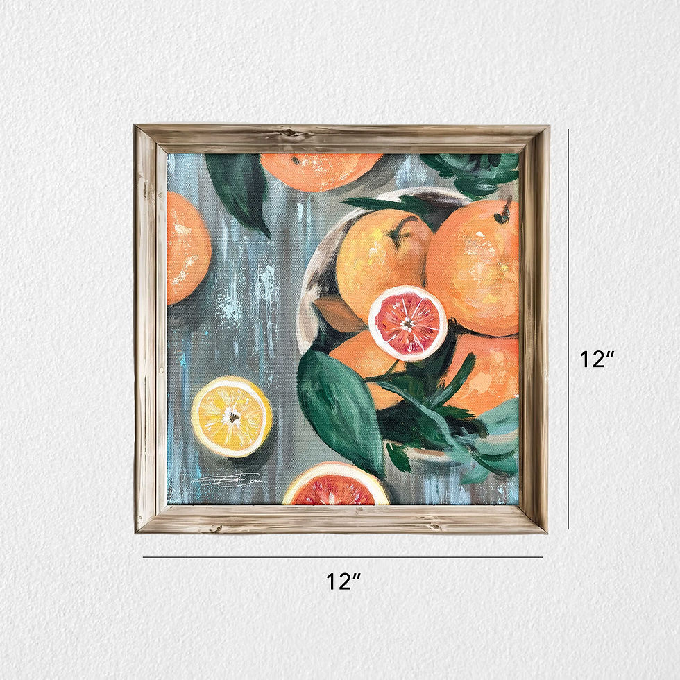 Thumbnail: 12x12 Art Print | Orange You Glad