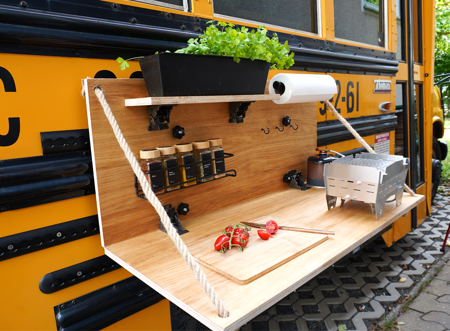 DIY Camper "Außenküche", klappbar & sehr leicht!