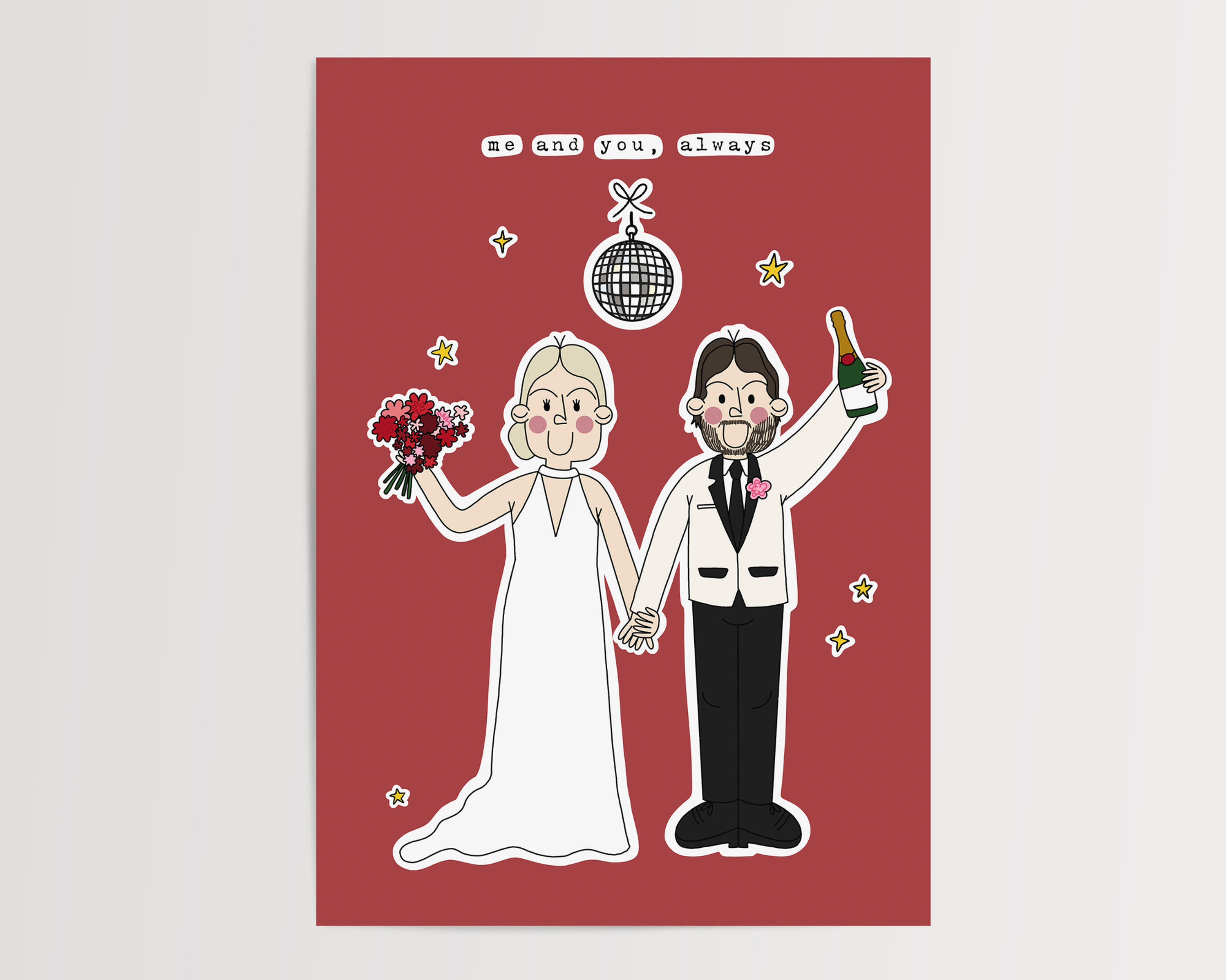 New Wedding Portrait Illustration