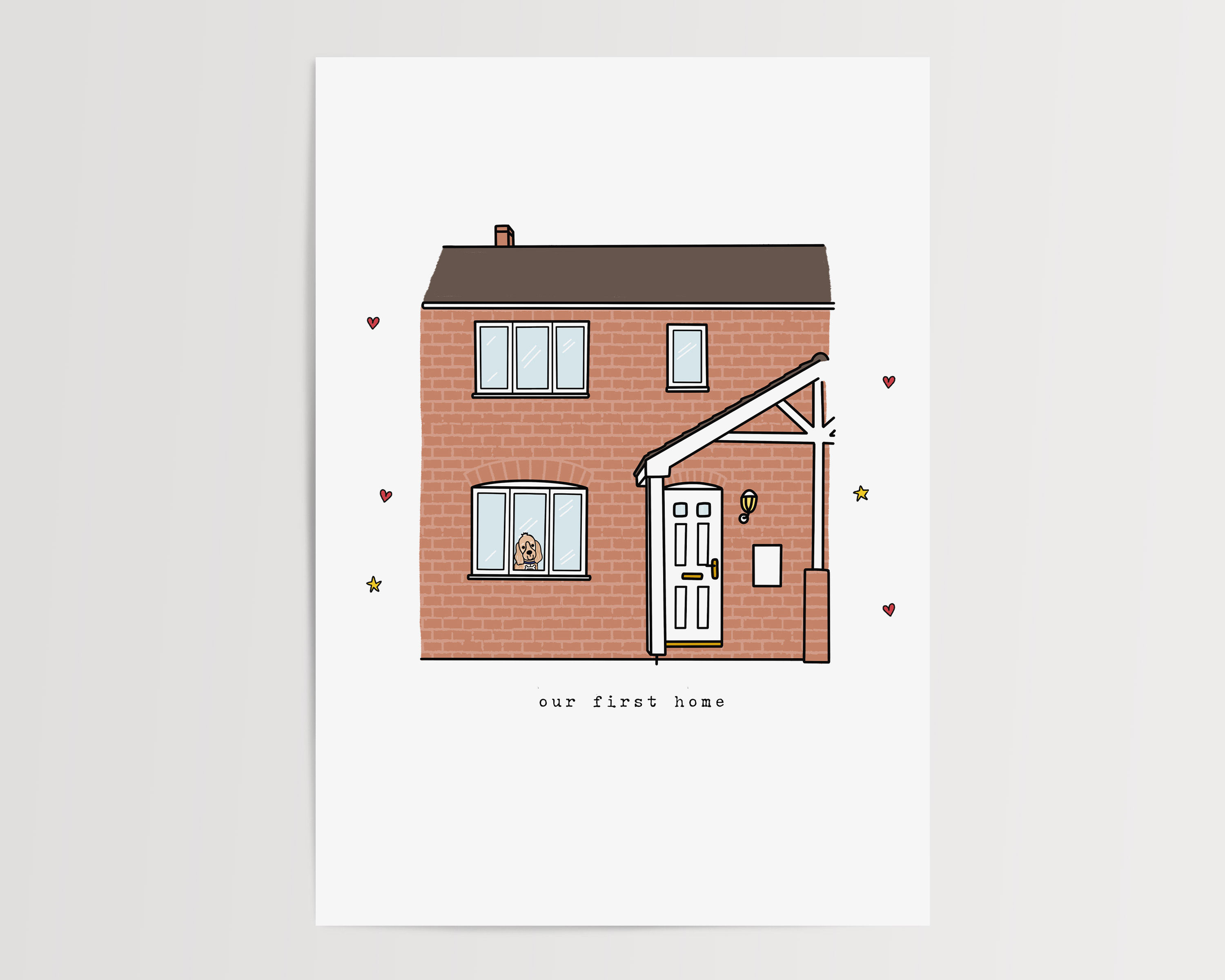 House Portrait Illustration