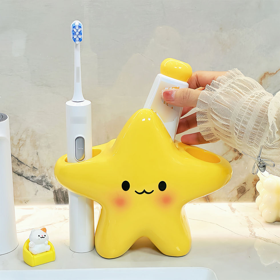 Thumbnail: Star-Shaped Freestanding Bathroom Organizer