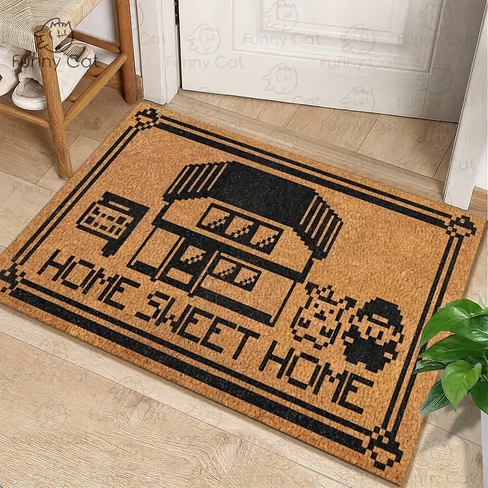 Thumbnail: PixelRetro Japanese-Style 8-Bit Floor Mat