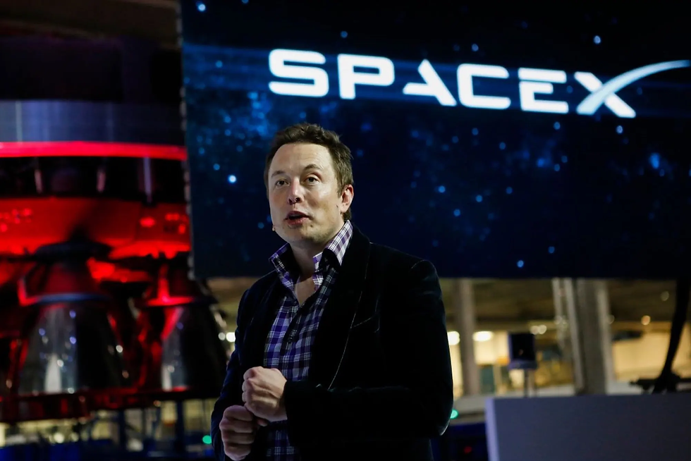 Shanklin, Emily. Elon Musk in Mission Control at SpaceX. 22 May 2012. Wikimedia Commons.