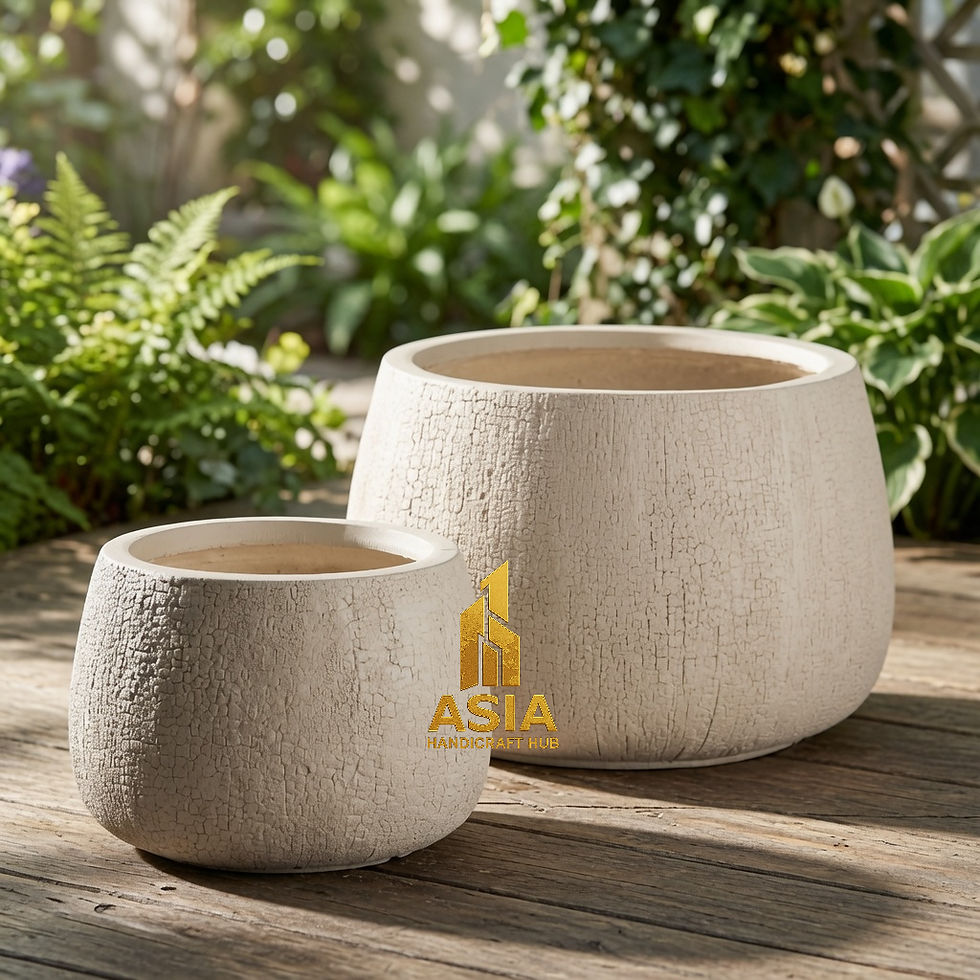 Concrete Planter Urns, Large Garden Planters