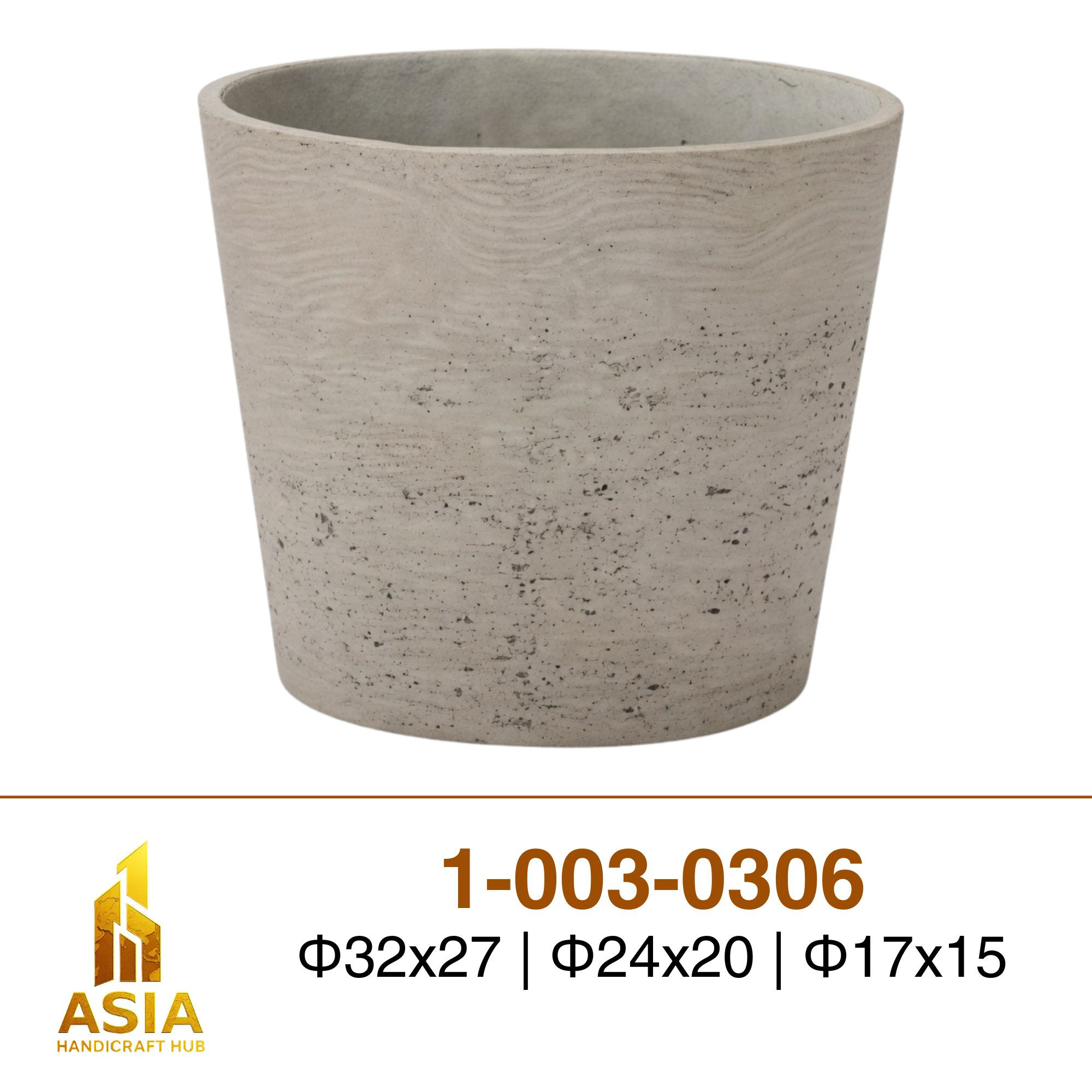 Tapered conical Cement Planters