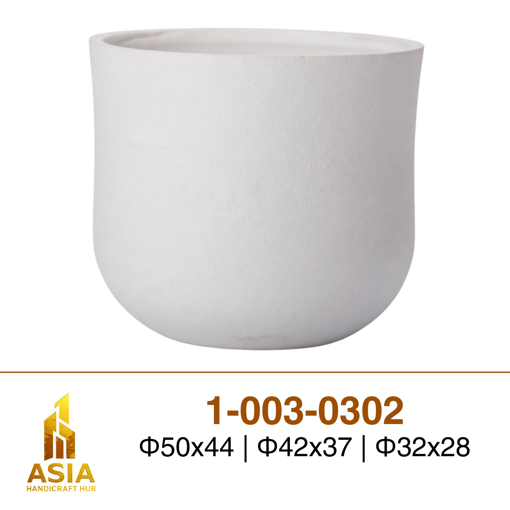 Soft Curved Tapered Cement Planters