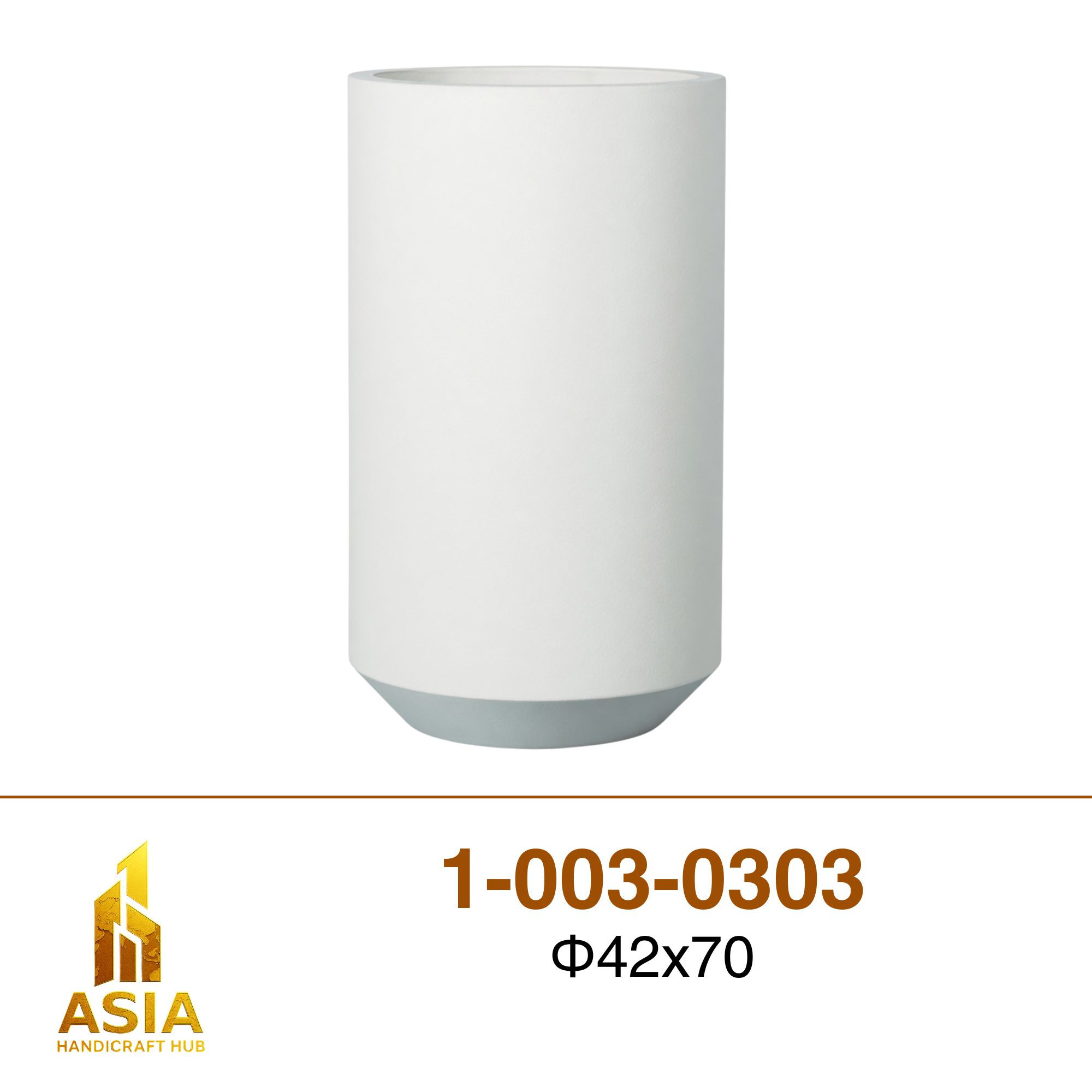 Modern Tall Cylinder Cement Planters