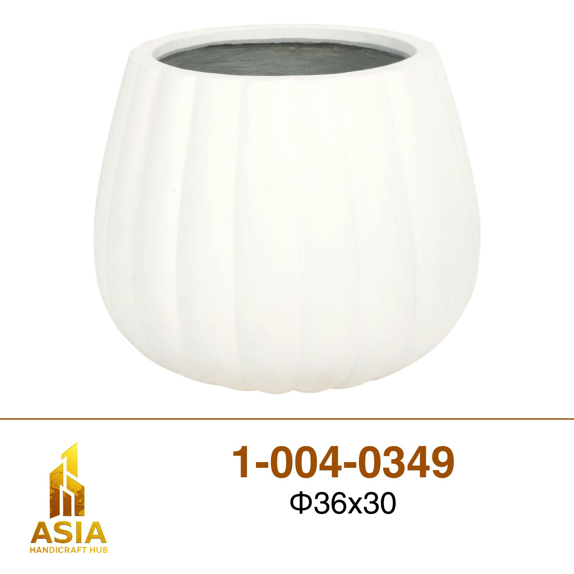 Custom Faceted Fiberglass Planters | 1-004-0349