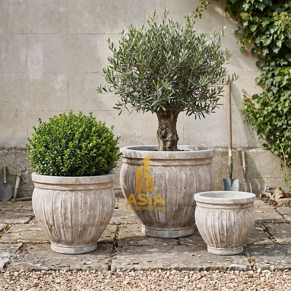 Unglazed Terracotta Urn, Large Antique terracotta plant pots wholesale