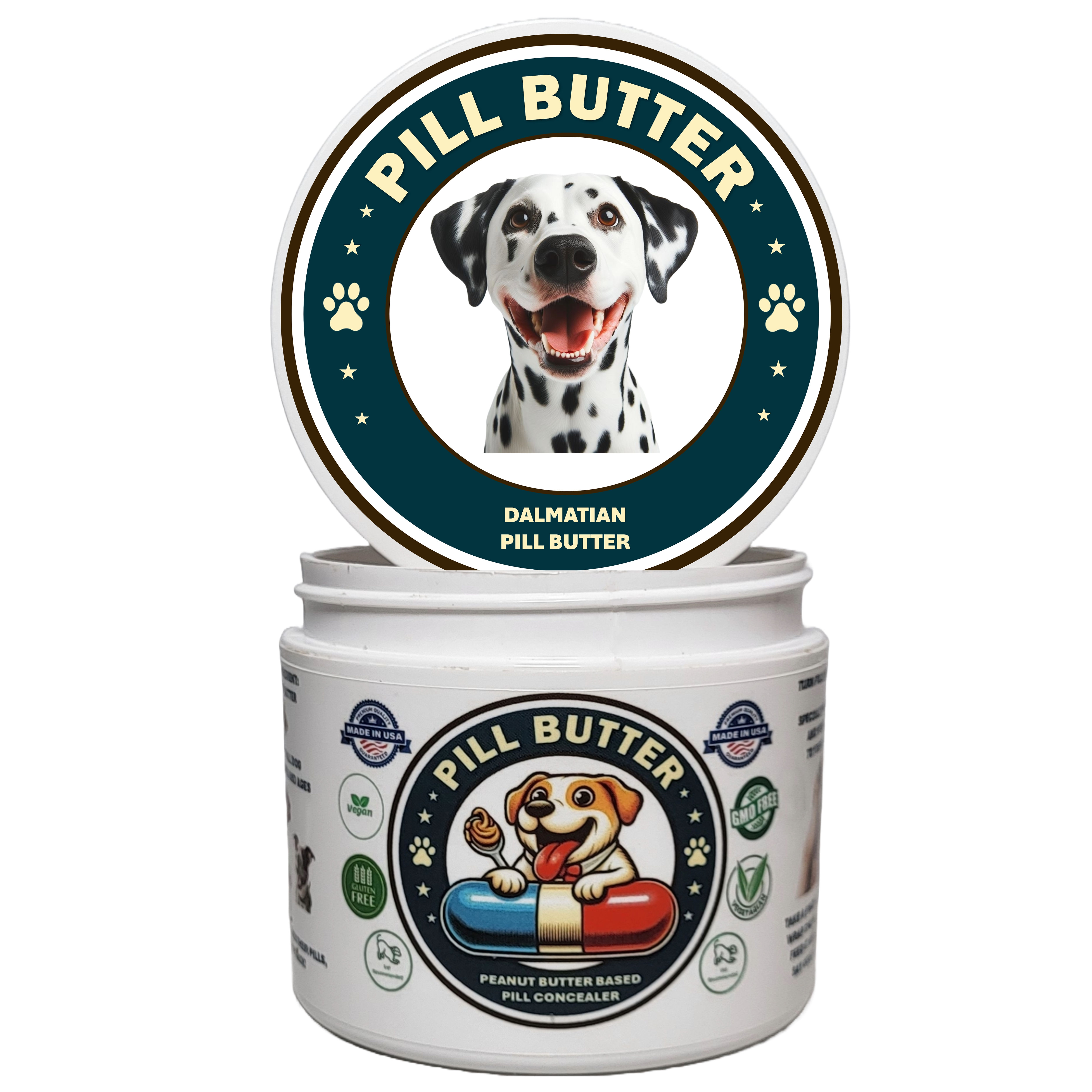 Dalmatian Pill Butter