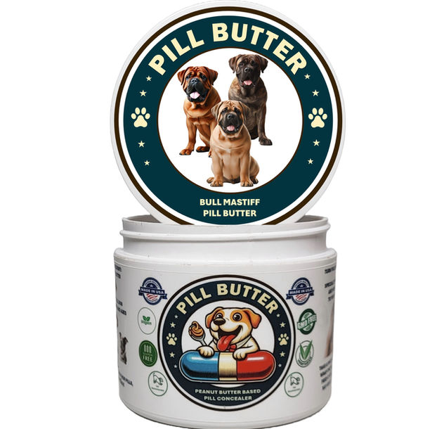Bull Mastiff Pill Butter
