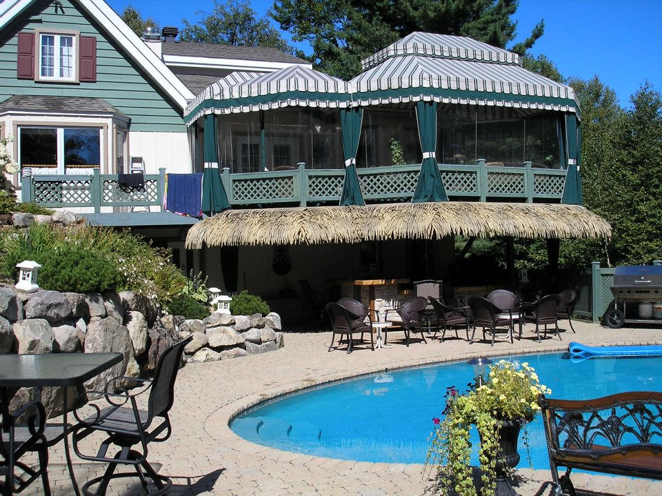 Thumbnail: CUSTOM SYNTHETIC THATCH AWNINGS