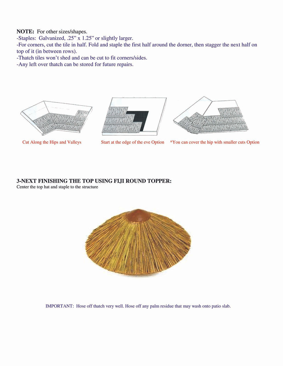 Thumbnail: 31″ AFRICAN REED TOP CAP