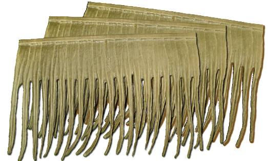 Thumbnail: 8'x16' SYNTHETIC FIJI THATCH OVAL CANCUN HUT-4 POLE