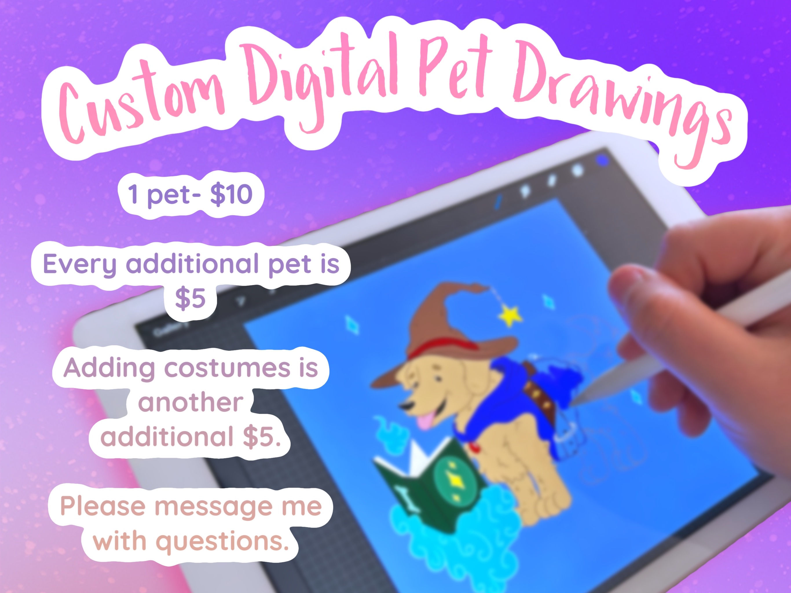 Custom Pet Caricatures