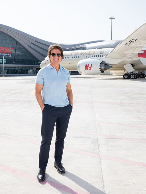 Abu Dhabi welcomes Tom Cruise on first flight into Abu Dhabi International Airport