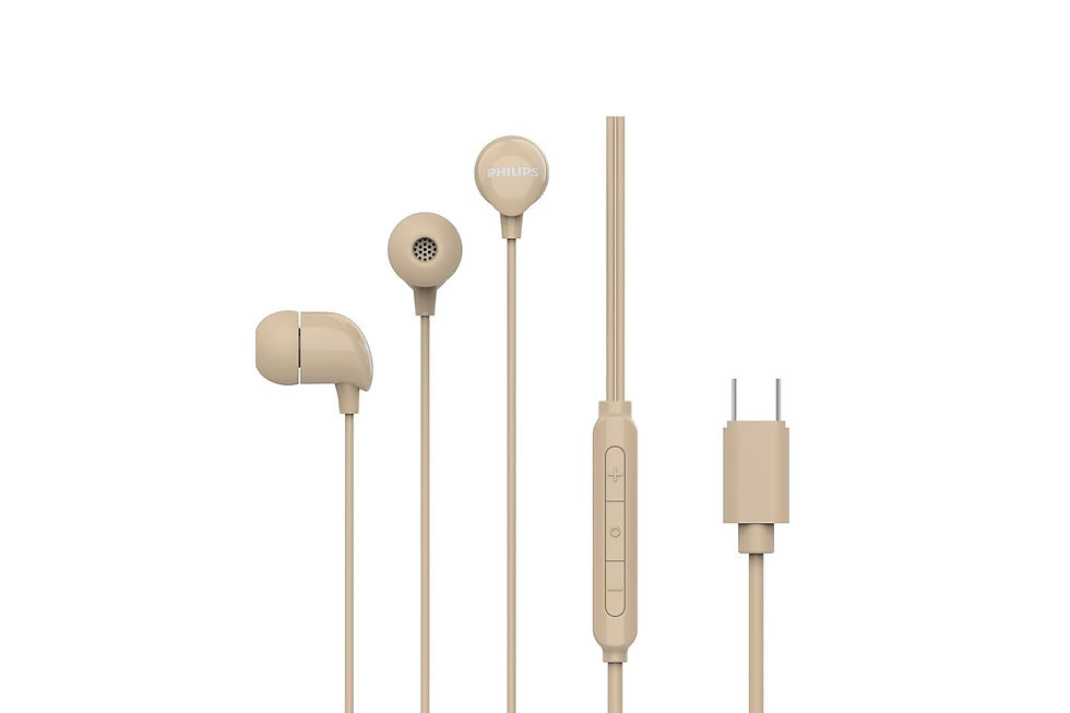 Thumbnail: PHILIPS |In-Ear Wired Earphones with C-Type Jack|TAE1159BK/00|D660 | MRP Rs. 999